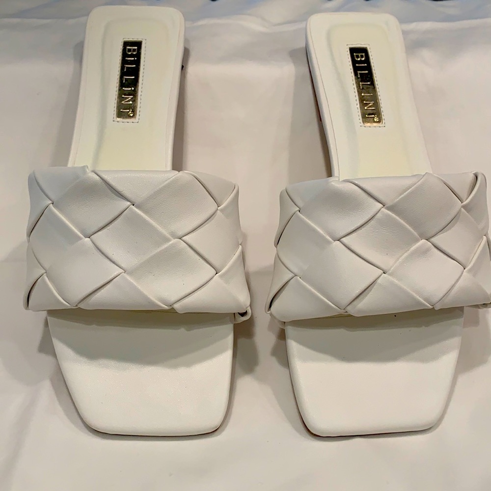 Billini white Felix slide